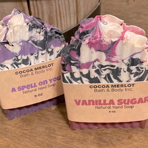 Vanilla sugar - handmade soap - cocoa merlot - Picture 2 of 2